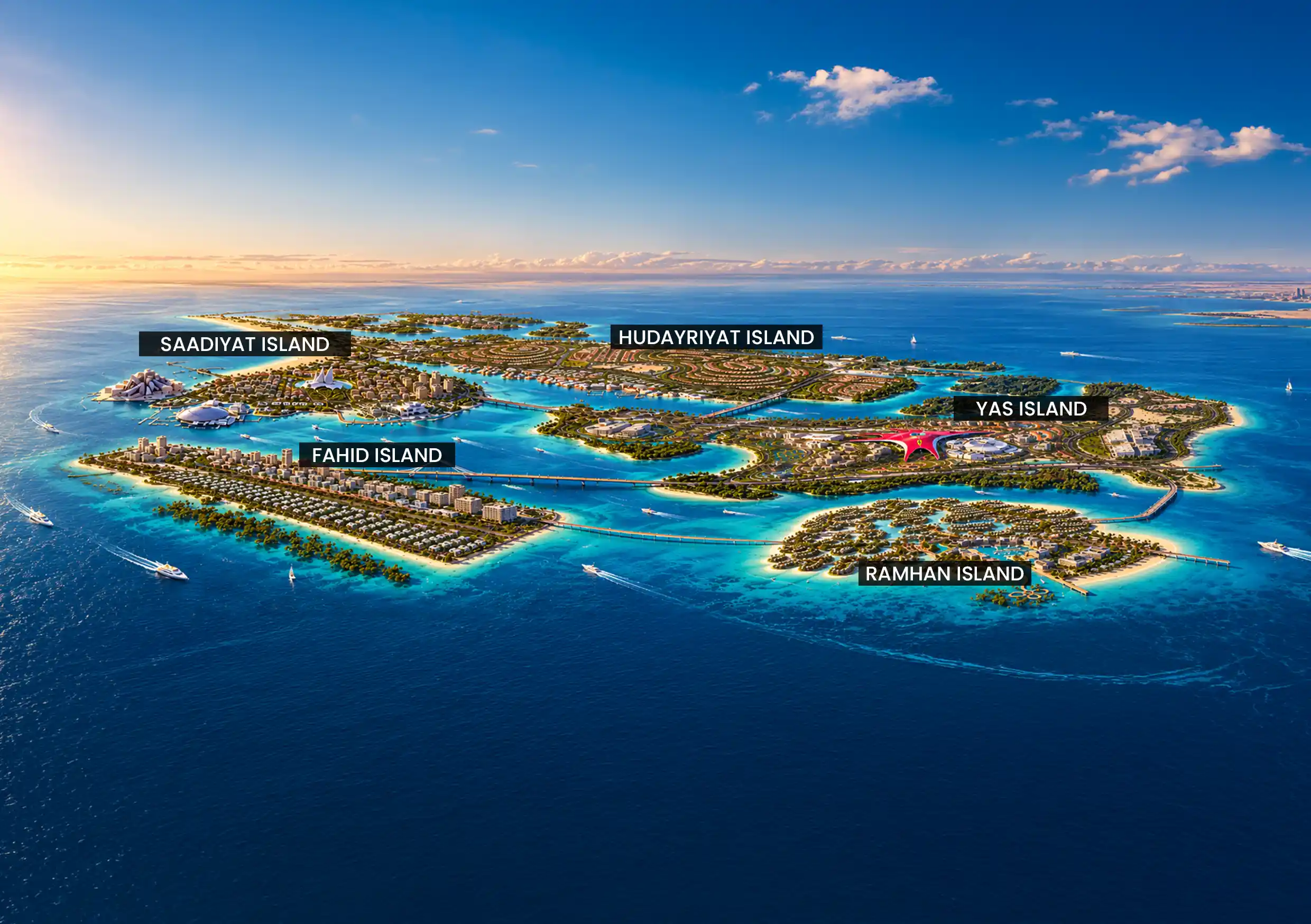 Abu Dhabi Island Communities Explained: Saadiyat, Yas, Hudayriyat, Fahid & Ramhan
