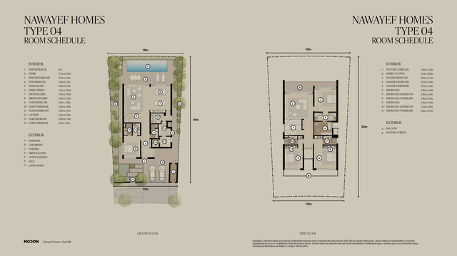 Nawayef East – Villa floor plan view 3
