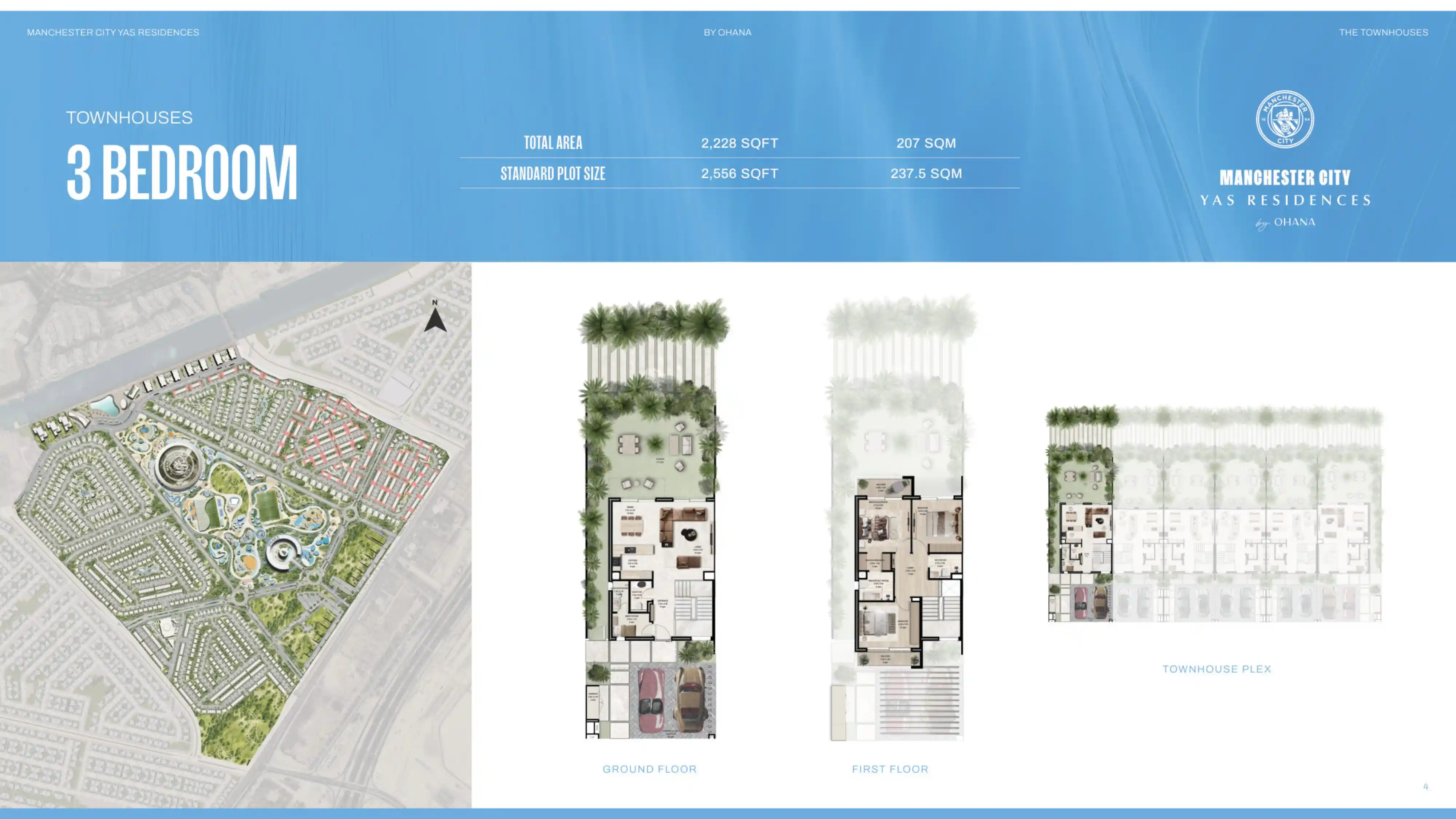 3 Bedroom Townhouse Floor Plan