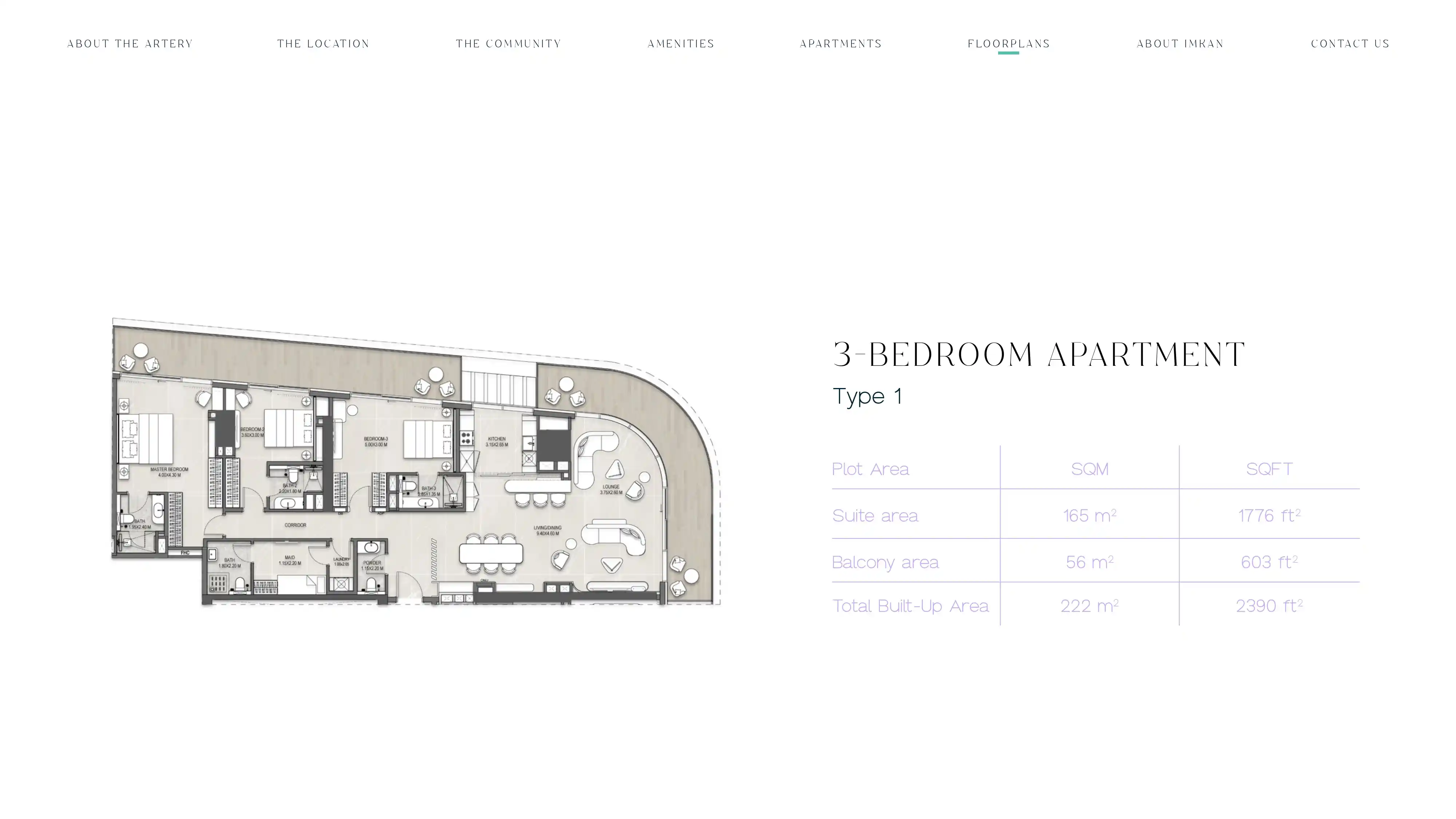 3 Bedroom Floor Plan