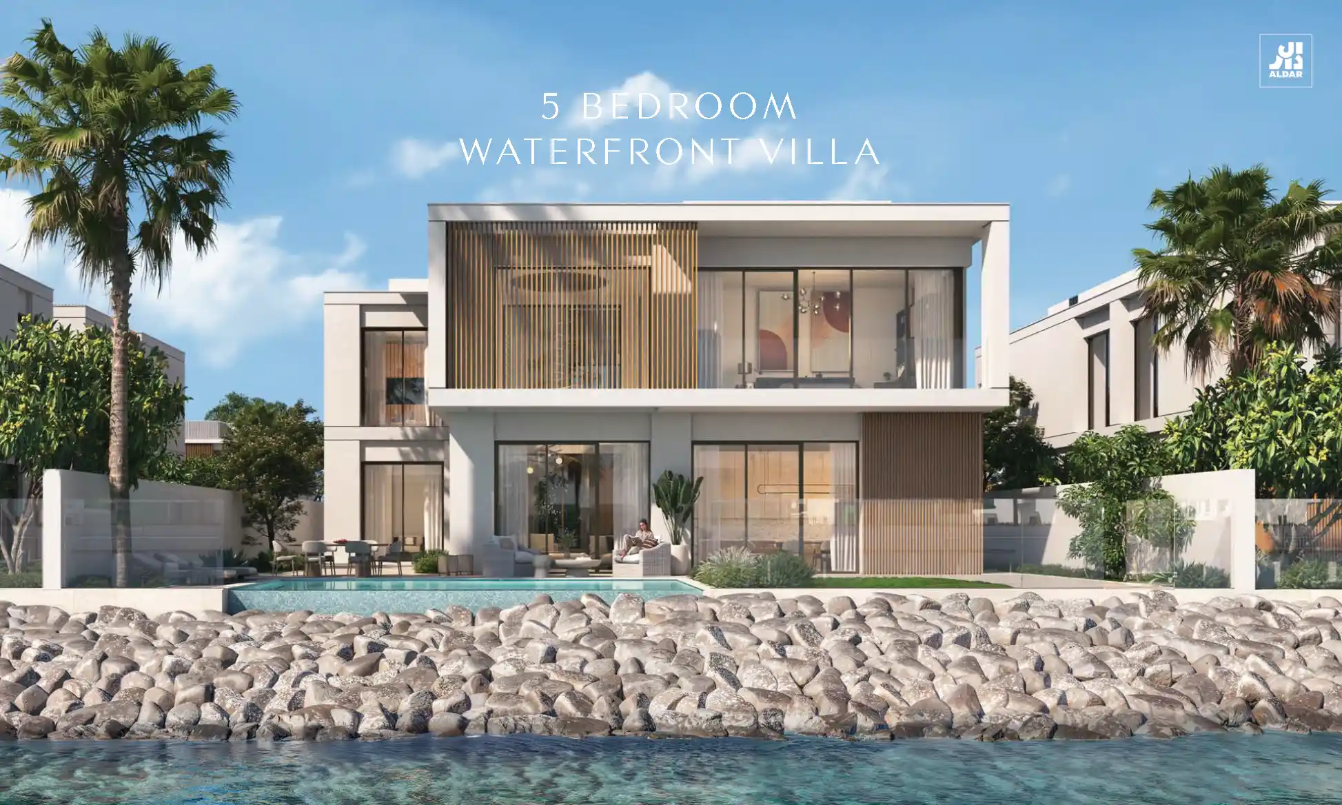 5BR Waterfront Villa Floor Plan