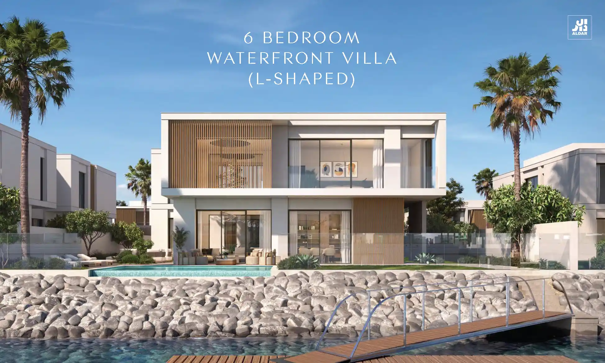 6BR Waterfront Villa Floor Plan